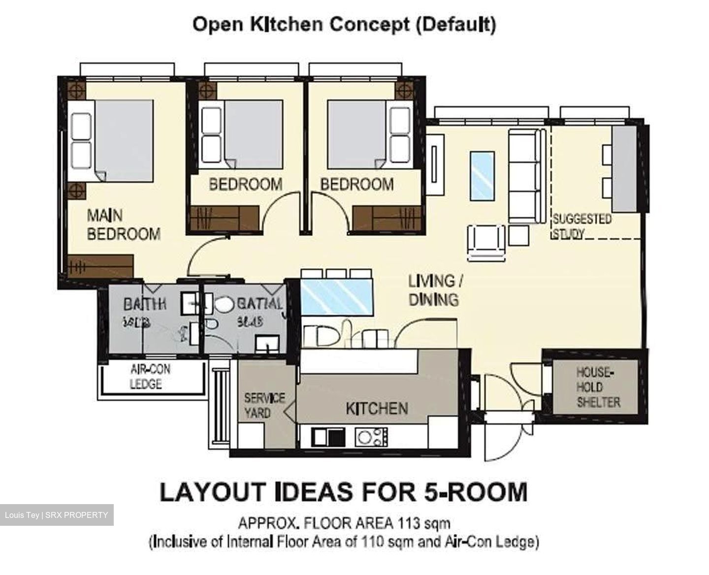 Blk 152B Bedok South Horizon (Bedok), HDB 5 Rooms #613480001